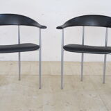 Armrest chairs by Fasem Italia 1980