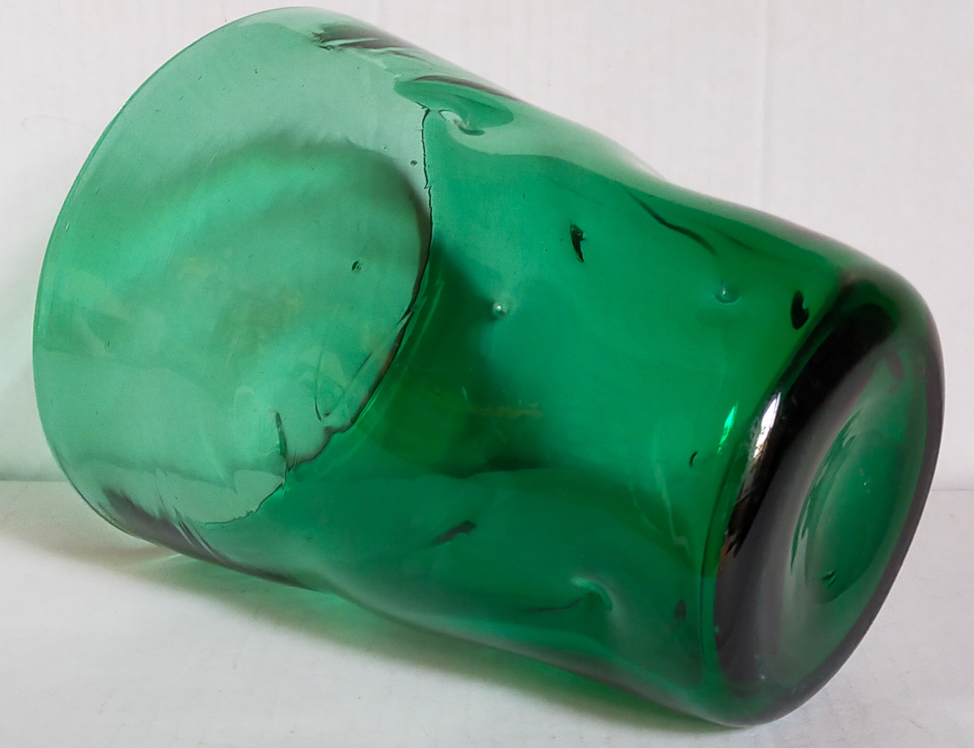 Vintage Empoli glass glass glass vase