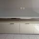 Ligne roset dedicato - large sideboard didier gomez - white lacquer, glass and