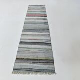 2x10 Rug For Hallway Vintage Kilim Runner Rug, 71x297Cm