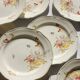 Flat plates in earthenware "Butterfly Flowers" Gien
