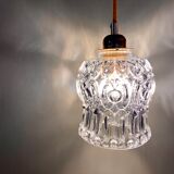 Vintage molded glass globe walker