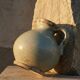 Large Antique Pottery Seljuk Style - Cracked Celadon Glaze - Art