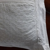 Embroidered old pillowcases