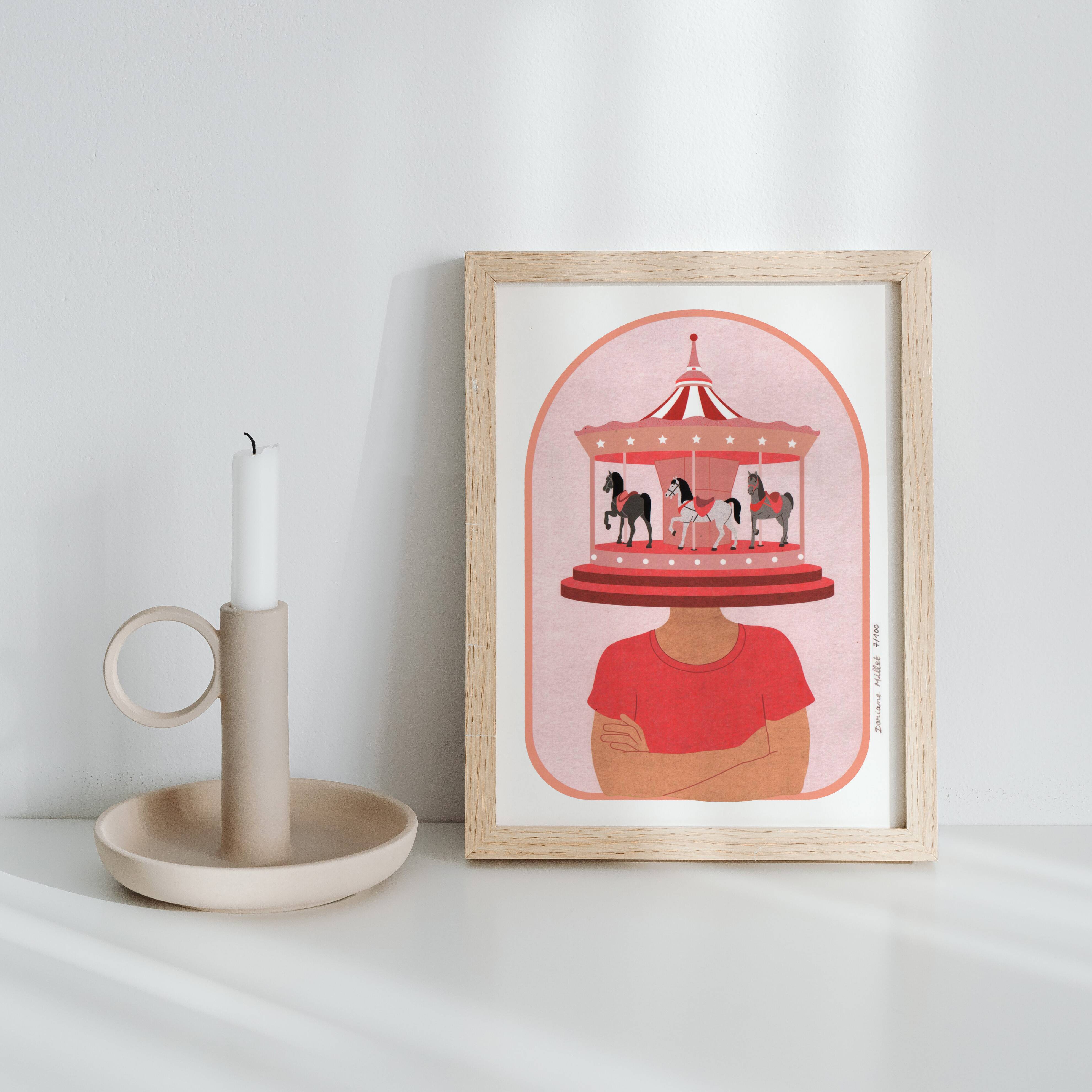 The Dreamer, Art print 13x18 cm, limited edition art print