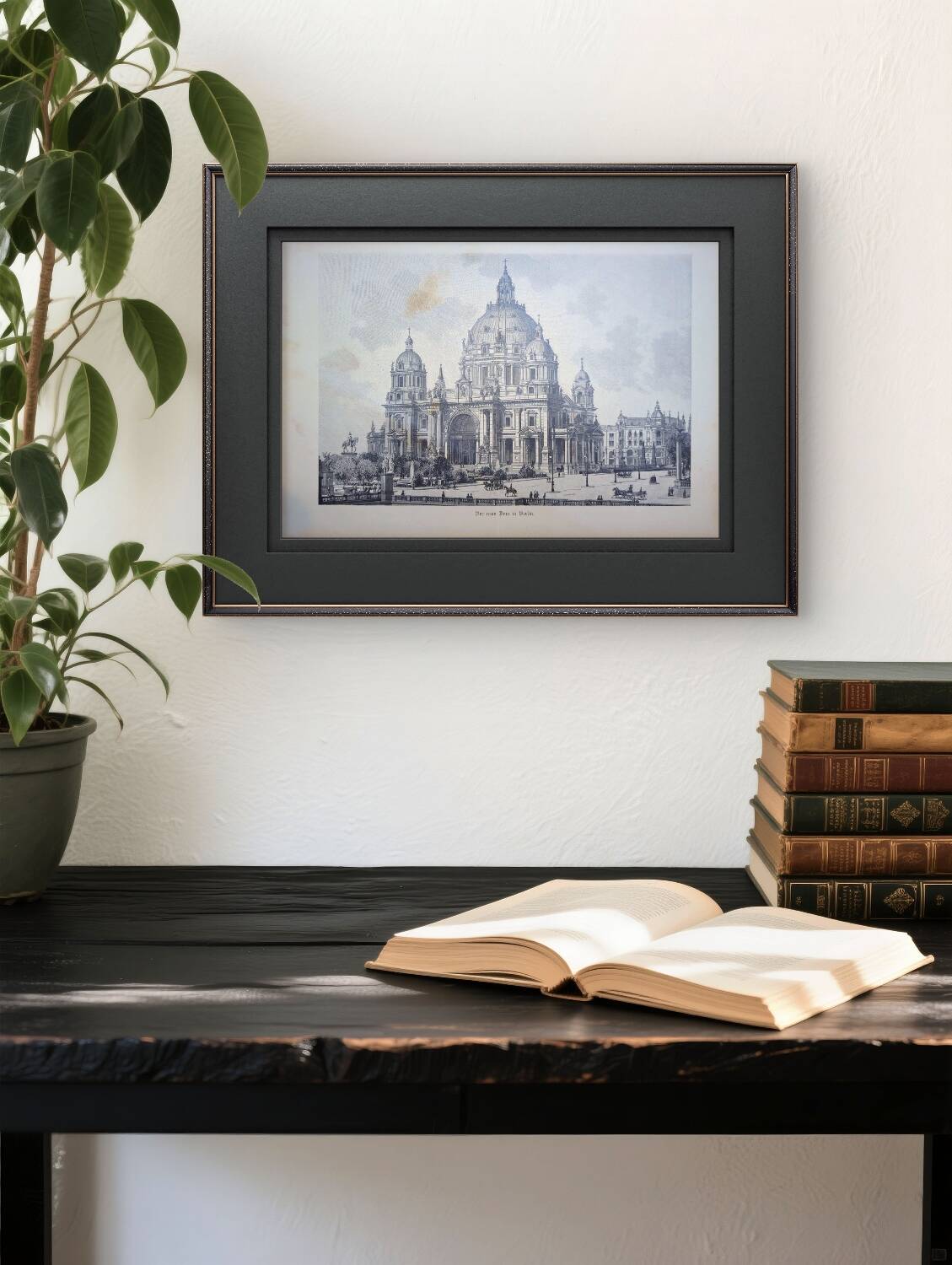 The Berlin Cathedral. Engraving printed in 1897.