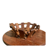 Vintage wooden basket