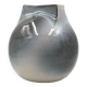 Mid-century Modern spherical gres vase, Franco Bucci Italy ca. 1970