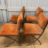 Set of 4 chairs by Paul Legeard