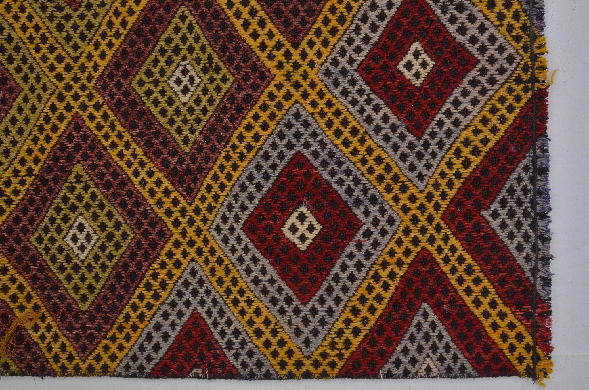 Oushak Geometric Vintage Small Rug sku 3850