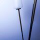1960 brass cast iron and glass lamppost 3 heads