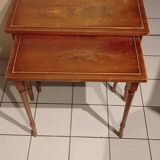 Set of 2 small basses, side table, living room...