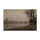 Josef SUDEK, The Saint Charles Bridge. Vintage silver print. 1950