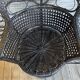 Emmanuelle armchair, peacock tail, rattan, wenge, vintage, 70s