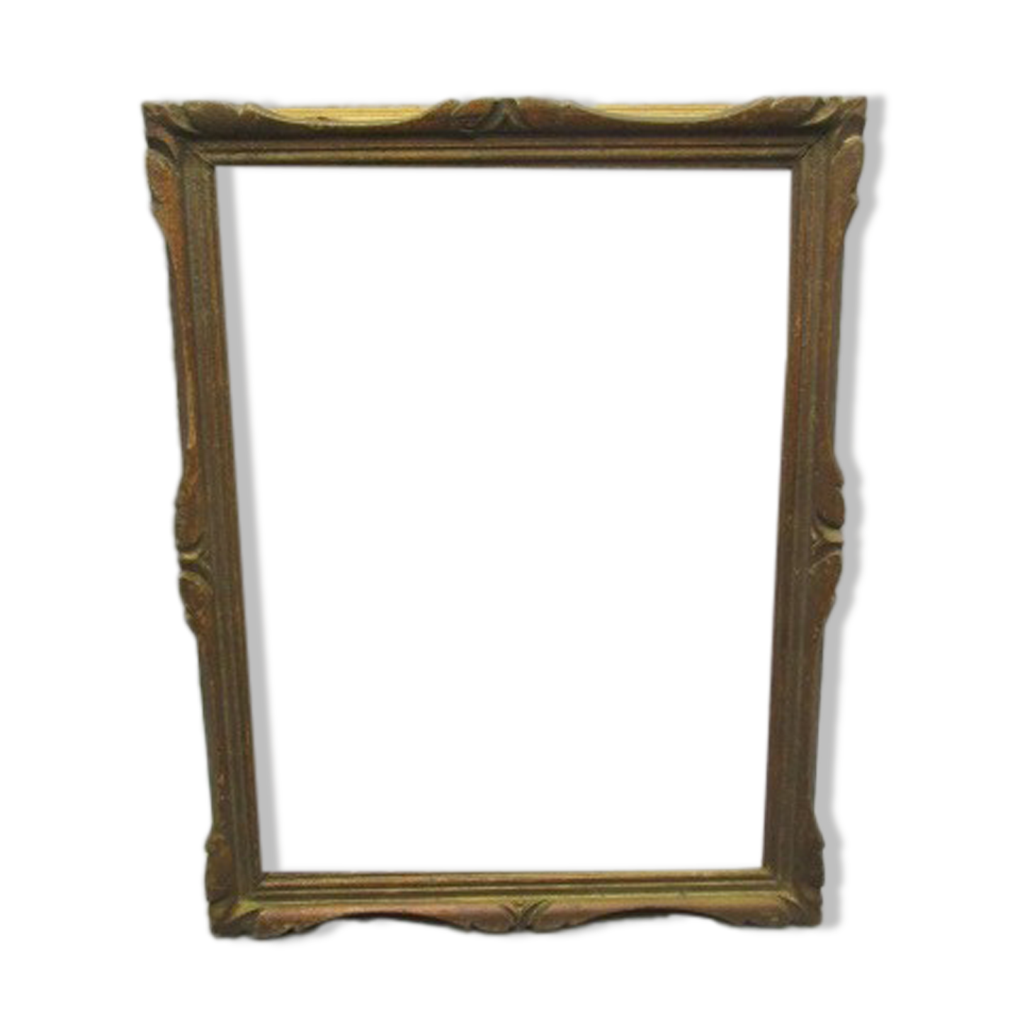 Wall frame in gilded wood