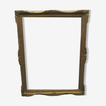Wall frame in gilded wood