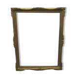 Wall frame in gilded wood