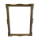 Wall frame in gilded wood