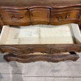 19th century crossbow chest of drawers.