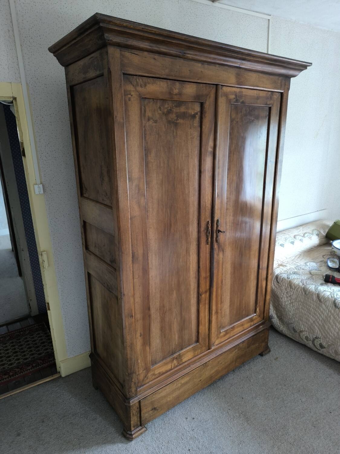 Louis Philippe oak wardrobe