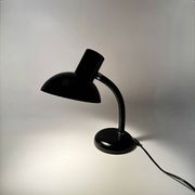 Lampe cocotte noire Veb Narva années 70