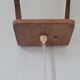 Pair of Louis Kalff frosted wood and opaline sconces