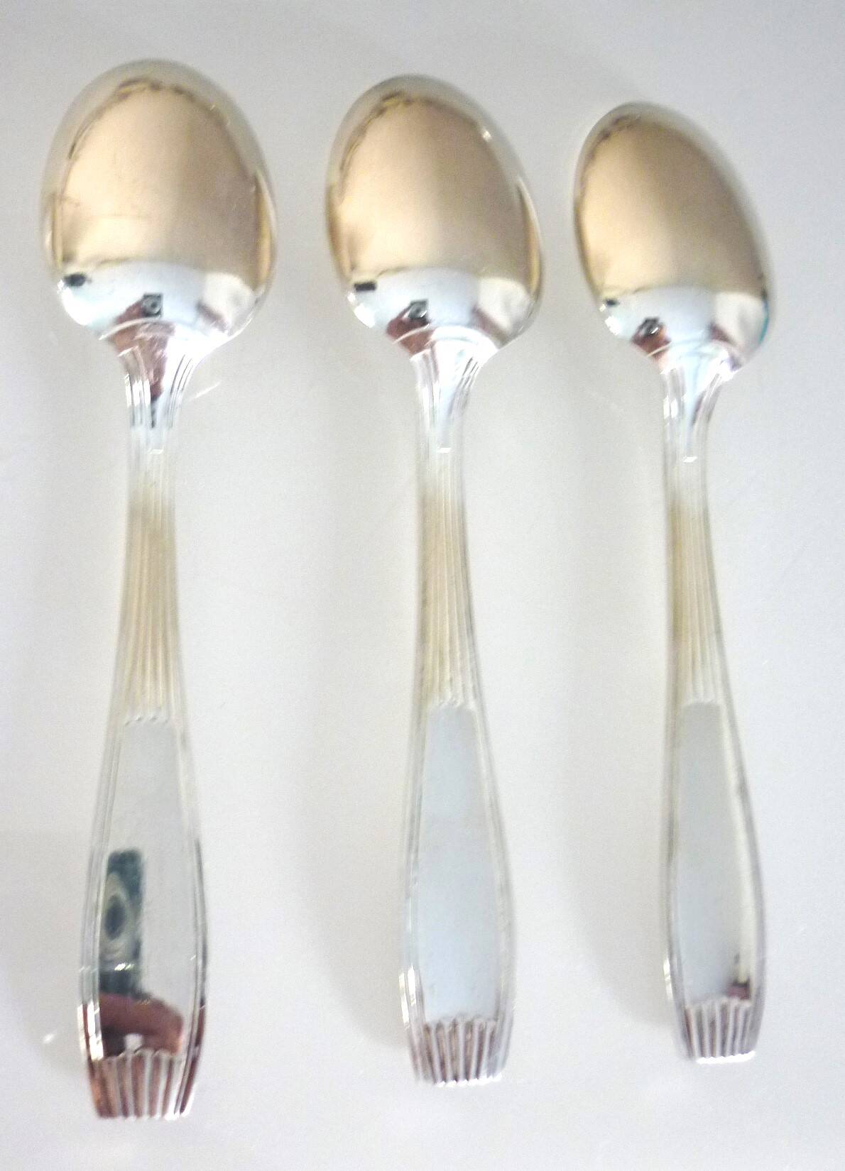 Set of 12 teaspoons, Christofle, Alfenide, silver plated, very good condition
