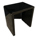 Piano lacquer stool end table 1950
