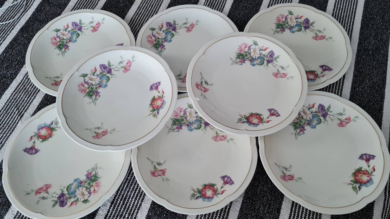 Mireille Charles Ahrenfeldt Limoges plates