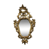Miroir en bois doré, Italie début XXème siècle - 75x44cm