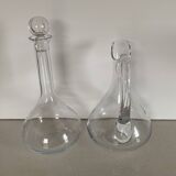 Crystal pitcher and carafe