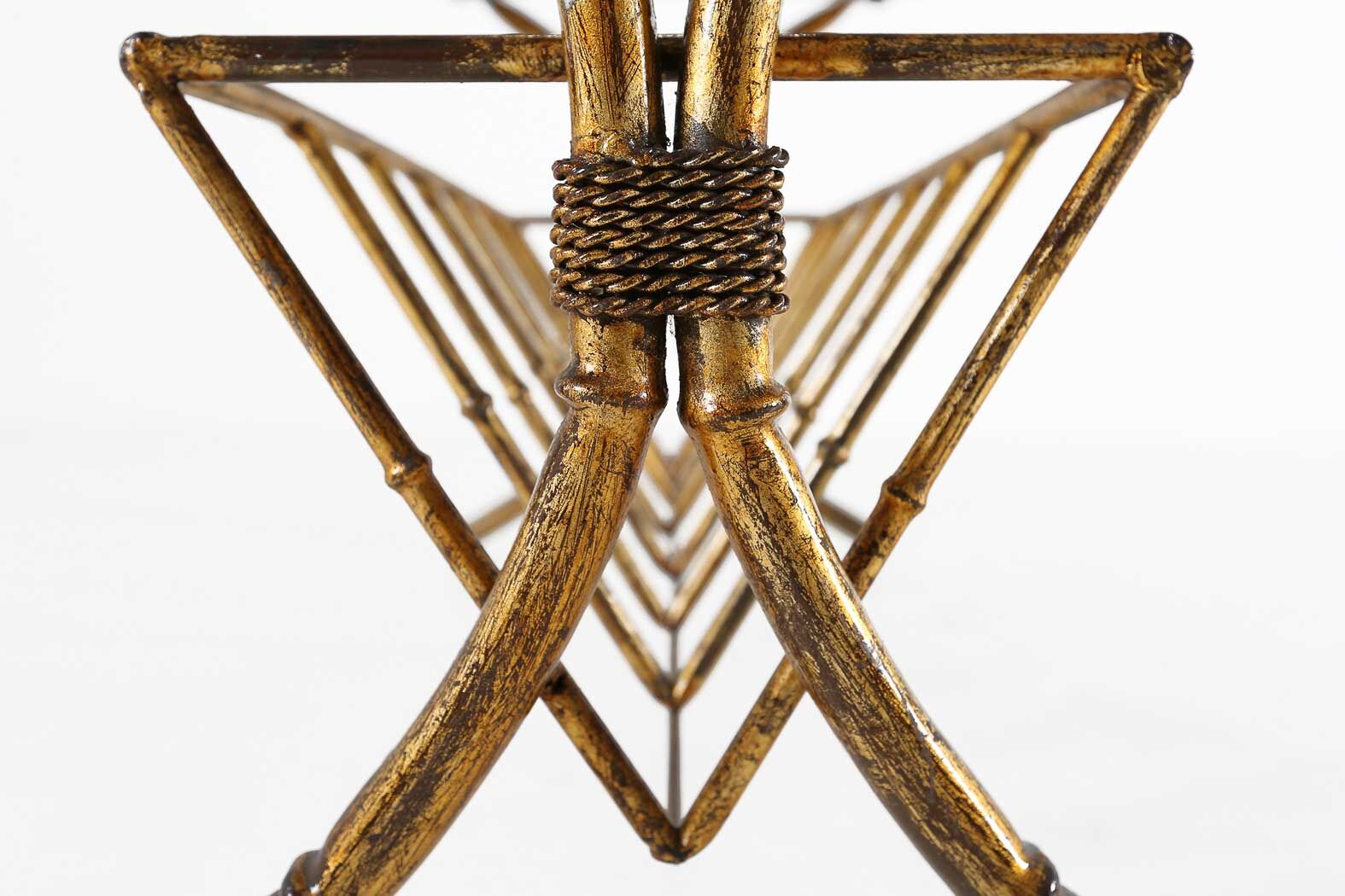 Regency bamboo coffee table