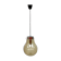 Vintage smoked glass pendant lamp hanging