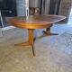 Table extensible Baumann en teck des années 60, (2 rallonges)