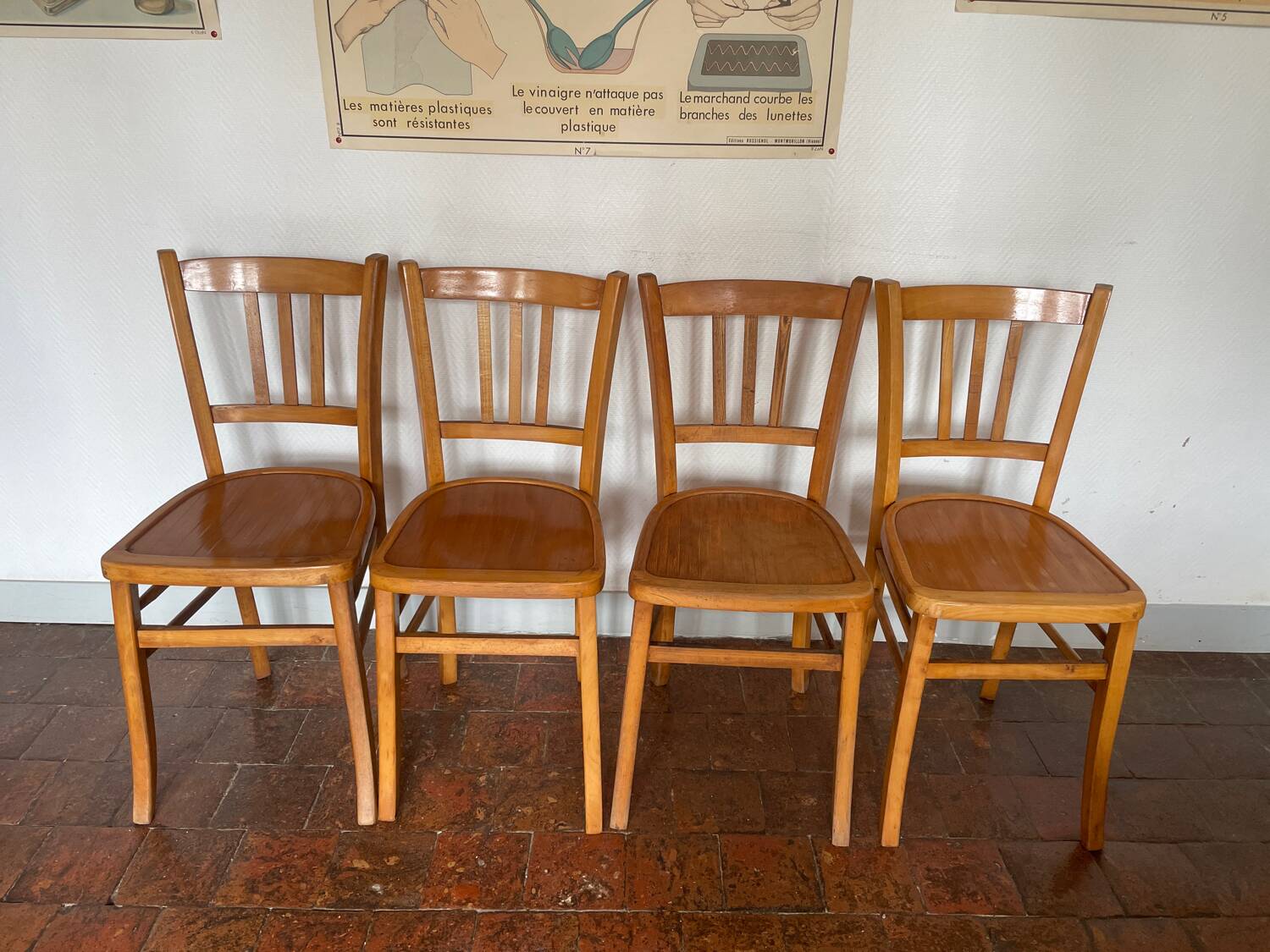4 chaises de bistrot Luterma
