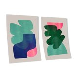 Risography shapes set