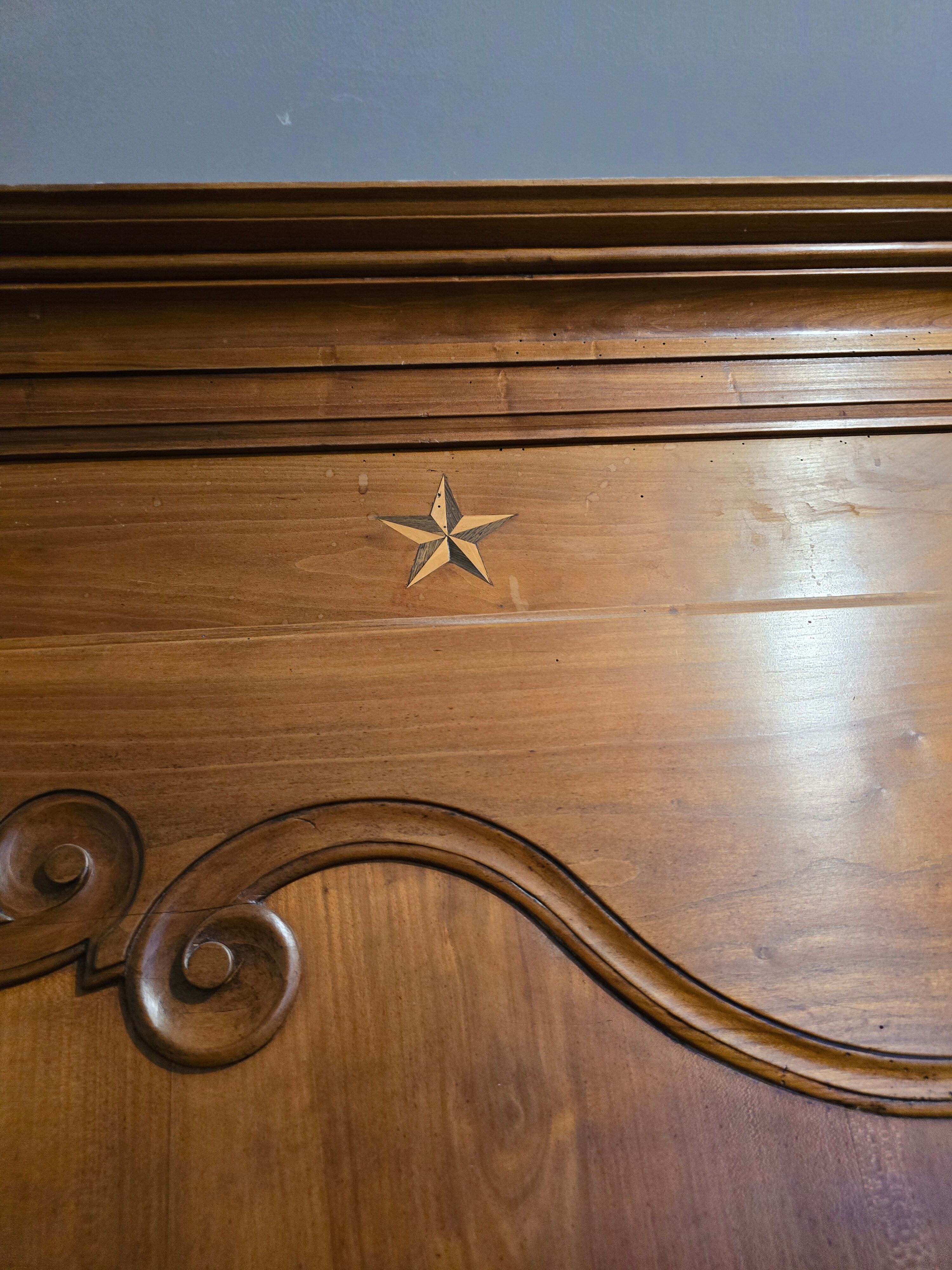 Solid wood wardrobe