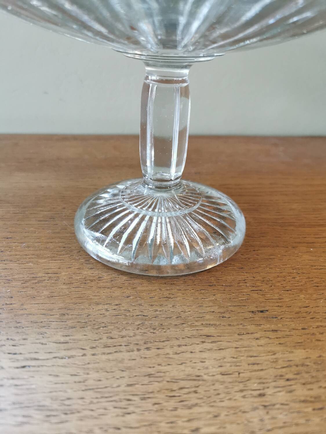 Duo old compotier and pie dish