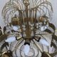 Lustre vintage mid century, Hollywood Regency
