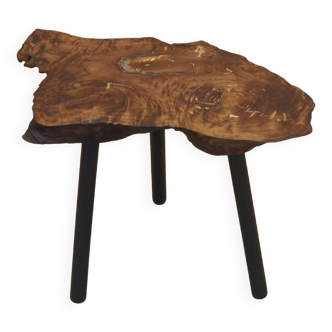 Table en bois, design scandinave, années 1990