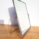 Ancien miroir barbier à poser verre biseauté