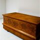 Large Hand-Carved Teak Storage Chest, 1800s