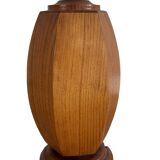 Mid Century Scandinavian teak table lamp 70's design minimalist