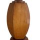 Mid Century Scandinavian teak table lamp 70's design minimalist