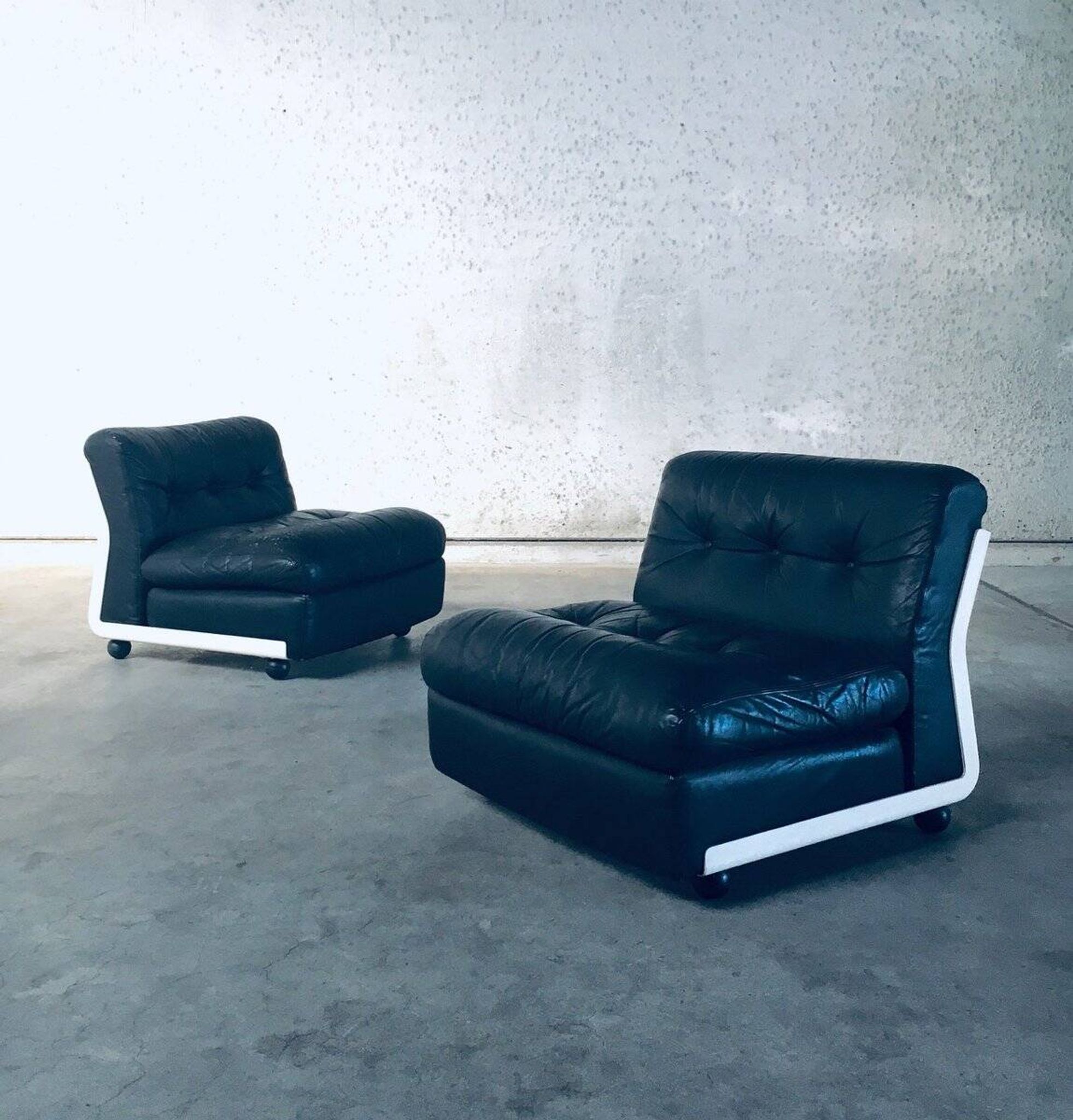 Mid-Century Modern Amanta Modular Sofa by Mario Bellini for B&B Italia, 1970s, Set of 4