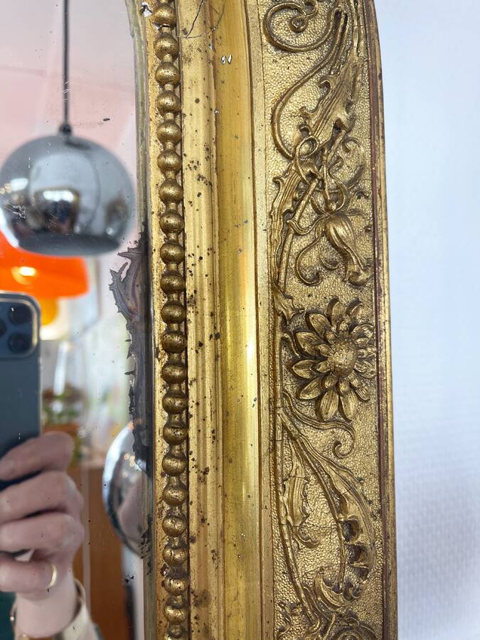 Louis-Philippe gilded mirror – 19th century