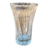 Signed Sèvres crystal vase, work from the 1970s