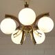 Lustre style années 50 / Suspension Sputnik vintage / Lampe suspendue
