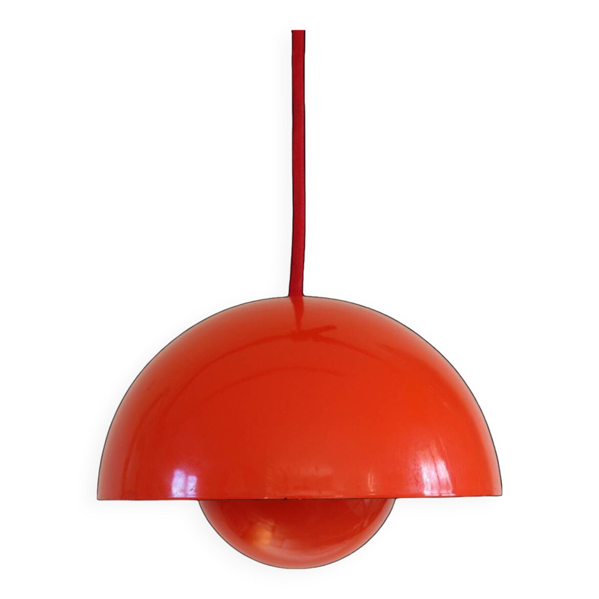Flower Pot VP1 Pendant Light by Verner Panton for Louis Poulsen 1960s