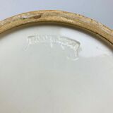 Vase Grandjean Jourdan form diabolo cat, ceramic wood effect